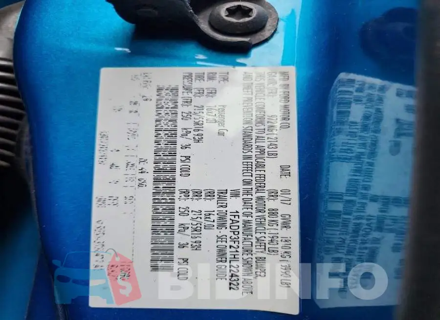 1FADP3F21HL224322 Photo# 13