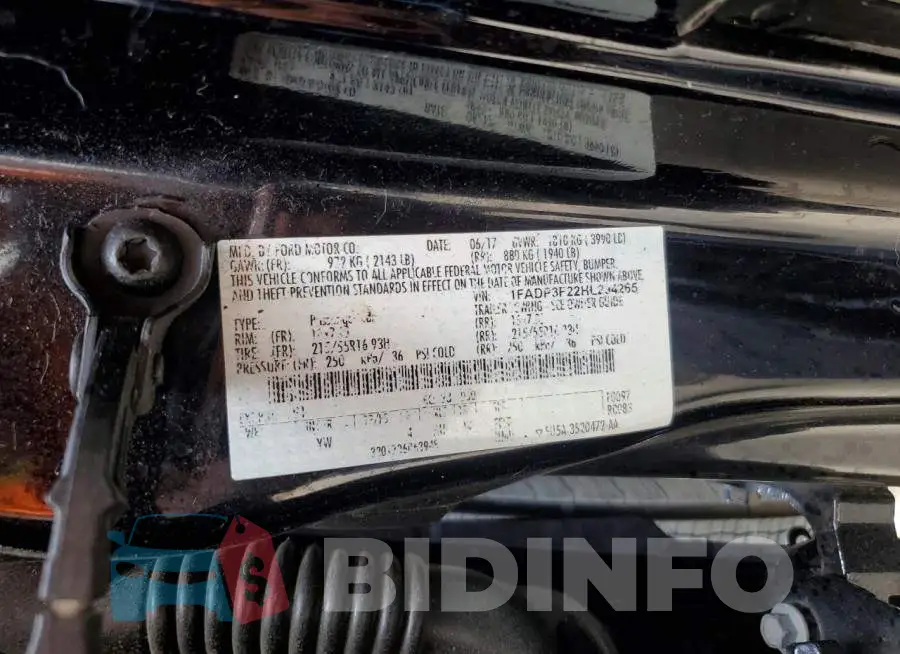 1FADP3F22HL294265 Photo# 12