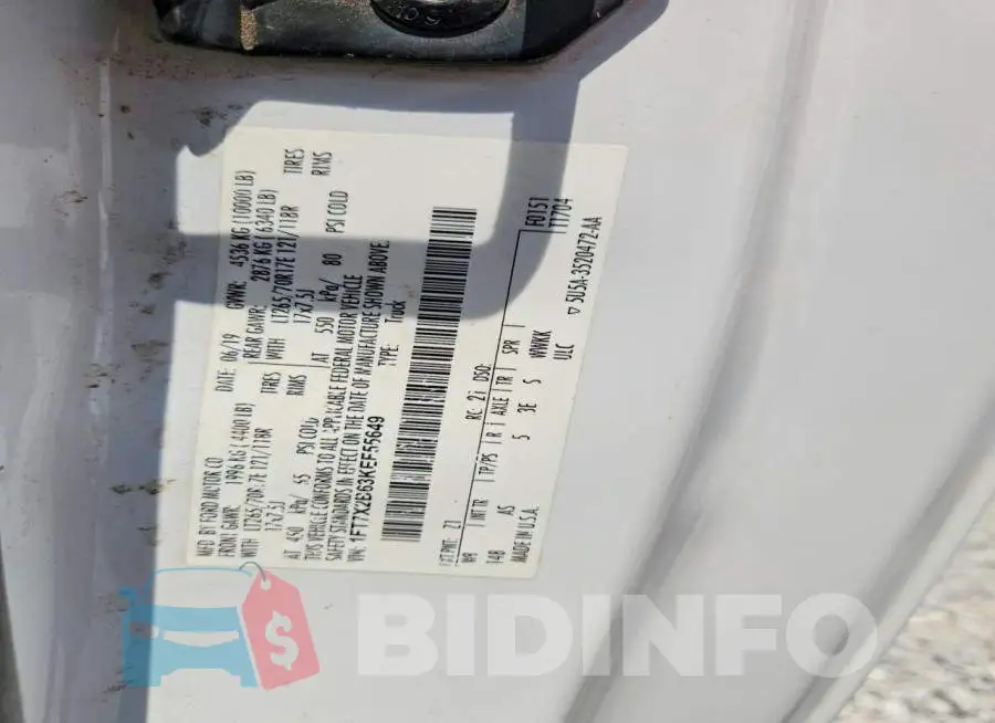 1FT7X2B63KEF55649 Photo# 12