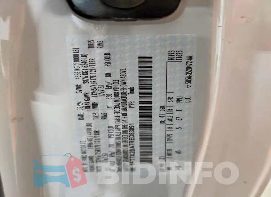 1FT7X2BA7RED83091 Photo# 12