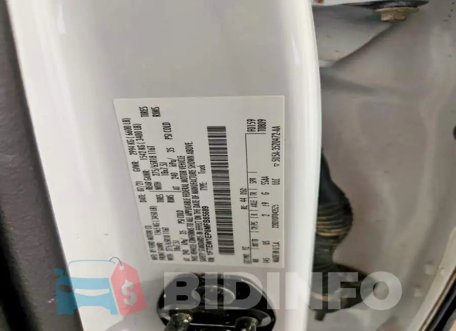 1FTEW1EP8MFB85689 Photo# 13