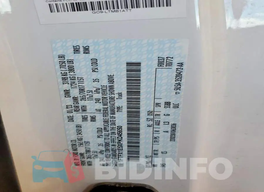 1FTFX1E5XPKD45650 Photo# 12
