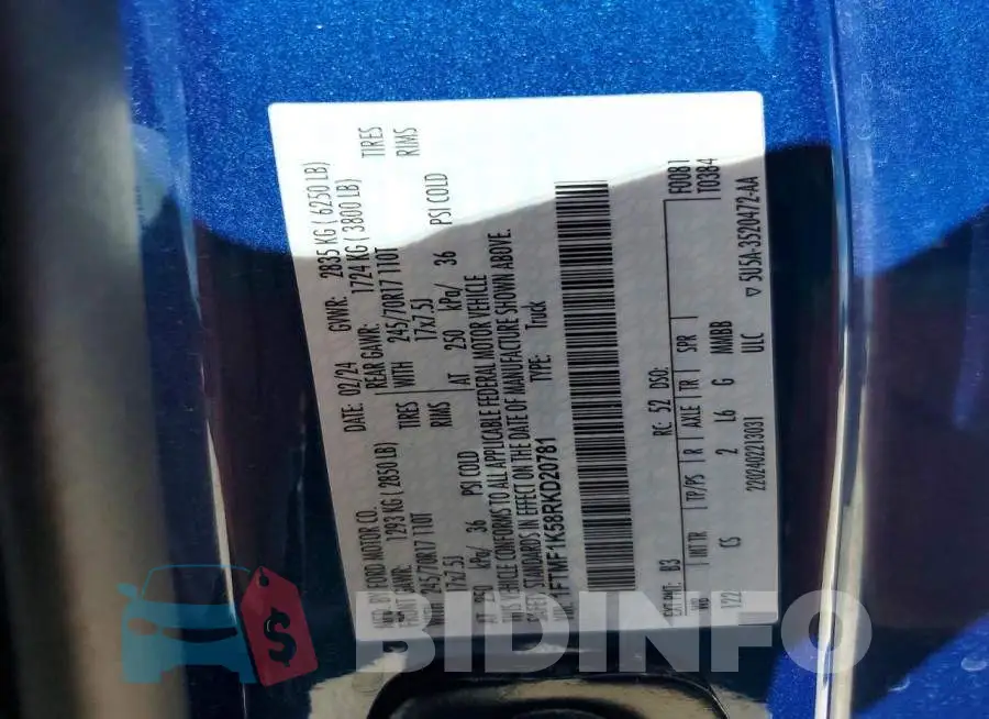 1FTMF1K58RKD20781 Photo# 13