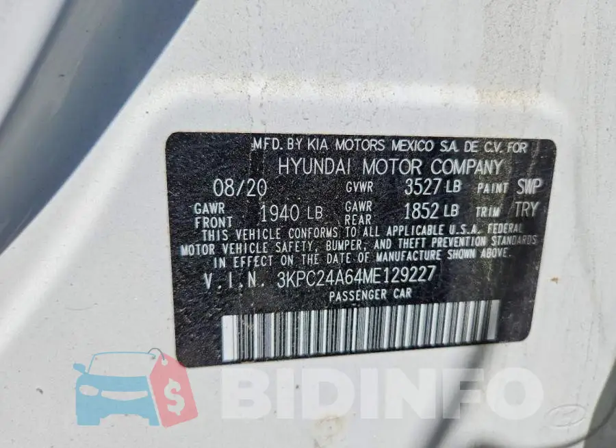 3KPC24A64ME129227 Photo# 12