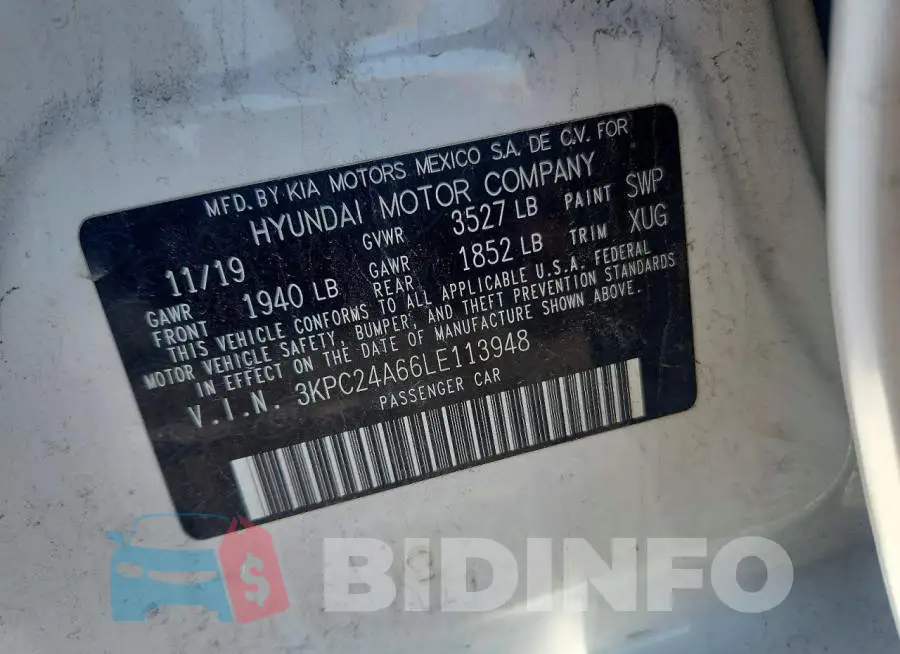 3KPC24A66LE113948 Photo# 12