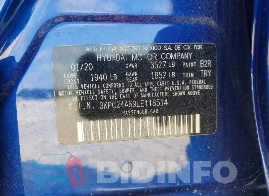 3KPC24A69LE118514 Photo# 12