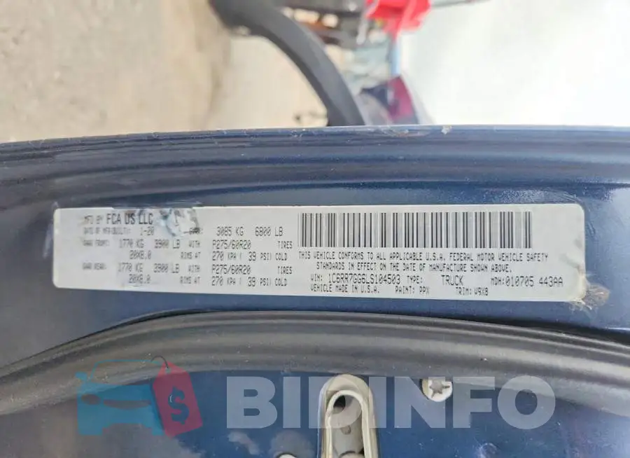 1C6RR7GG6LS104503 Photo# 13