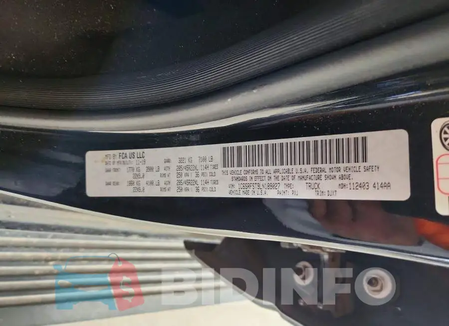 1C6SRFST9LN189027 Photo# 12