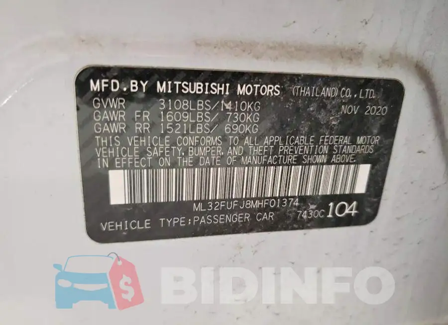 ML32FUFJ8MHF01374 Photo# 12