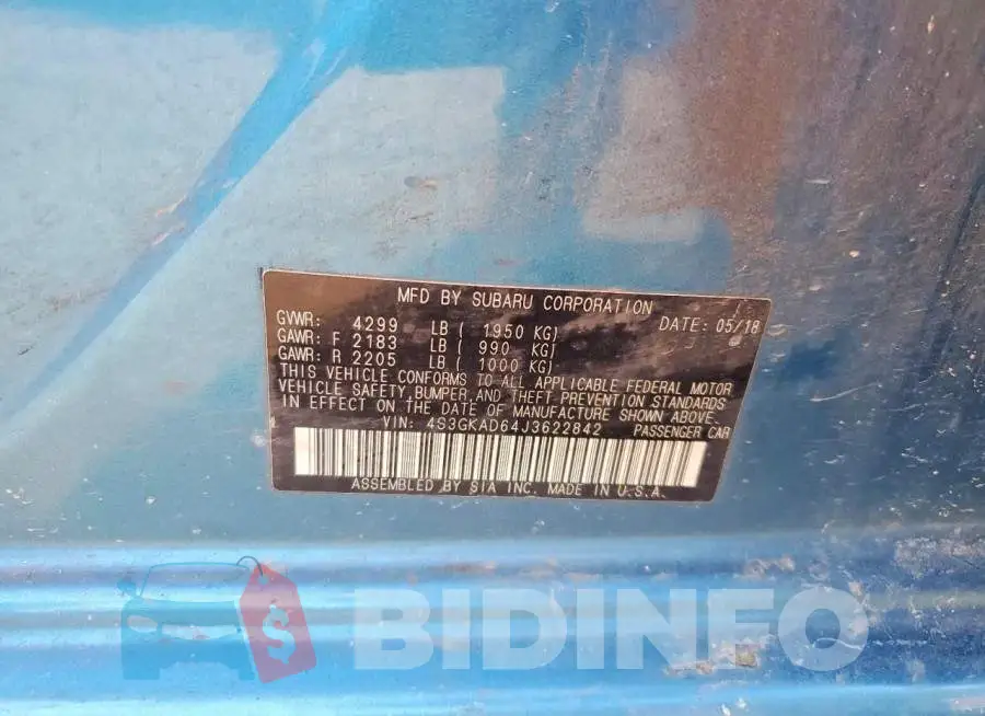 4S3GKAD64J3622842 Photo# 12