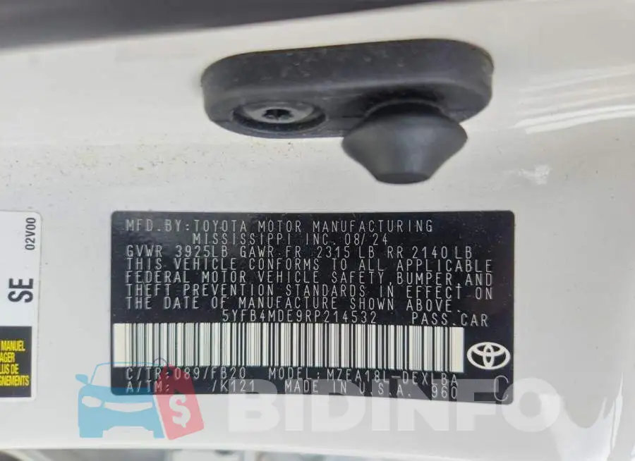 5YFB4MDE9RP214532 Photo# 12