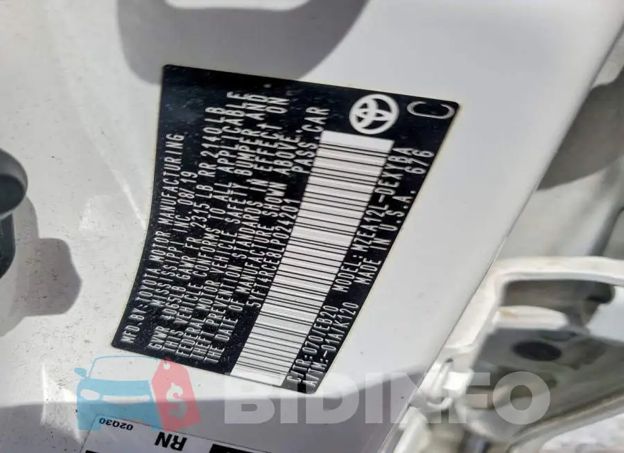 5YFT4RCE8LP024201 Photo# 12