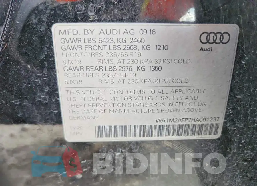 WA1M2AFP7HA061237 Photo# 13