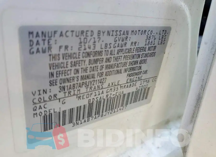 3N1AB7AP8JY211427 Photo# 12