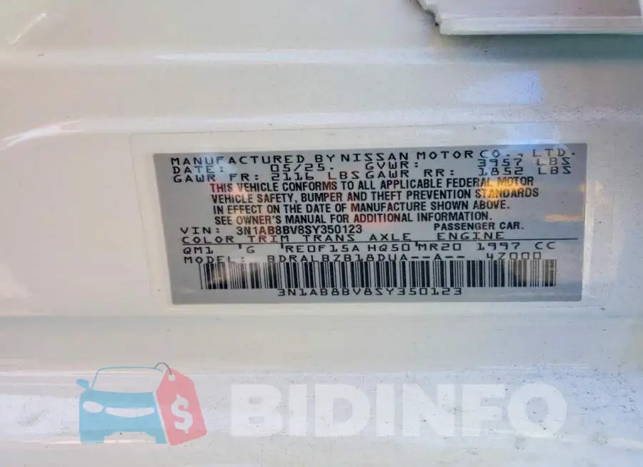 3N1AB8BV8SY350123 Photo# 12