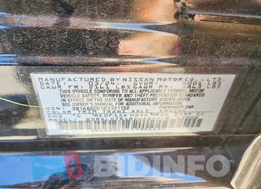 3N1AB8CV1RY321152 Photo# 13