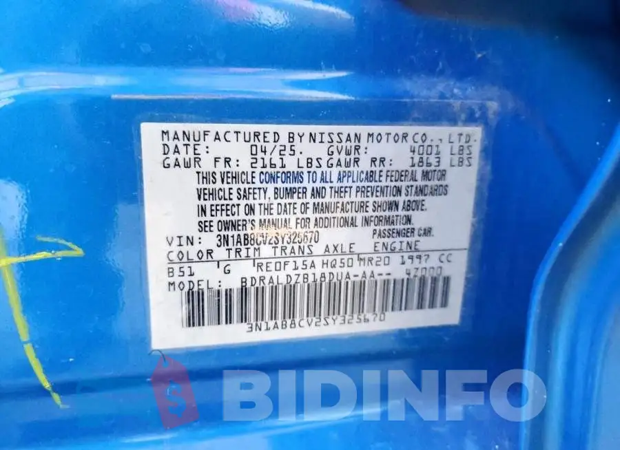 3N1AB8CV2SY325670 Photo# 13