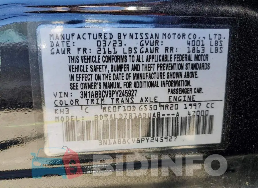 3N1AB8CV8PY245927 Photo# 12