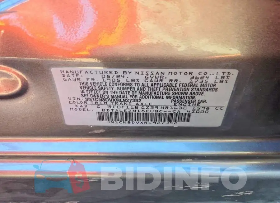 3N1CN8DVXRL927352 Photo# 12