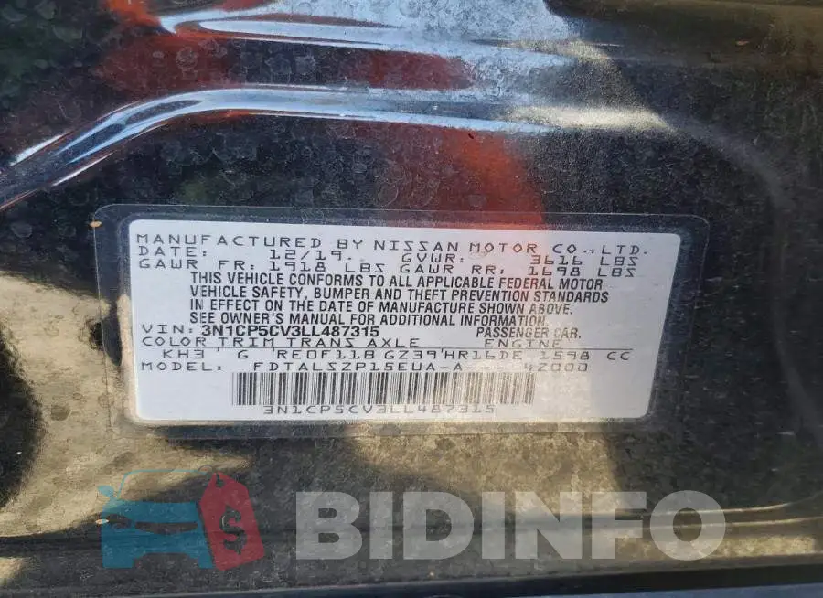 3N1CP5CV3LL487315 Photo# 13