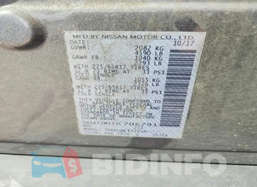 5N1AT2MT3JC706791 Photo# 13