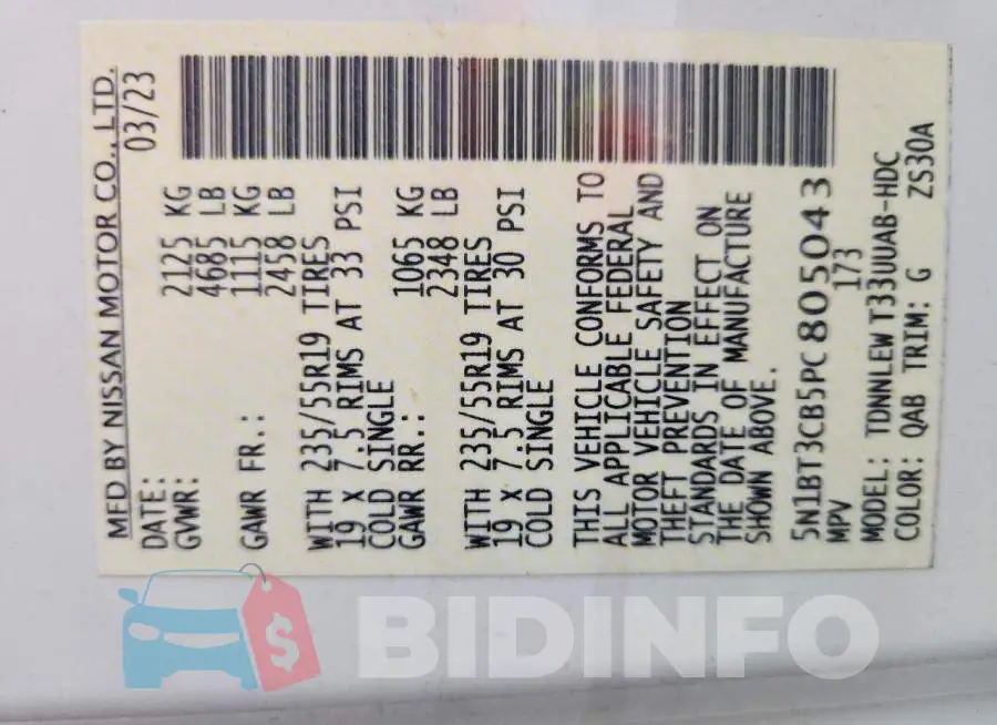 5N1BT3CB5PC805043 Photo# 13