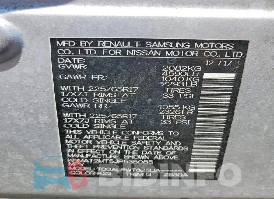 KNMAT2MT5JP535085 Photo# 13