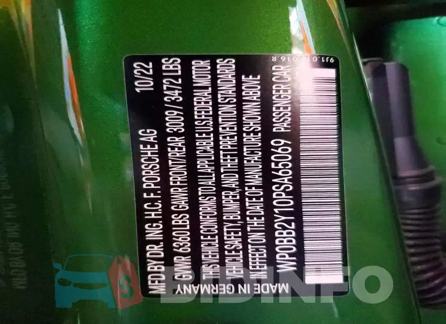 WP0BB2Y10PSA65069 Photo# 12