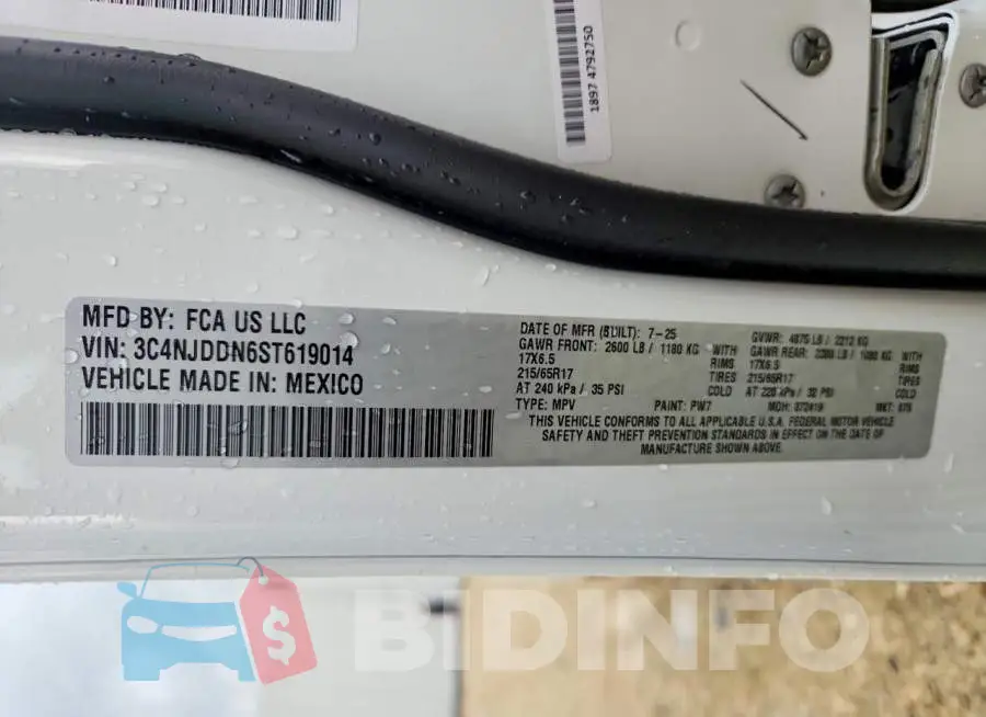 3C4NJDDN6ST619014 Photo# 13