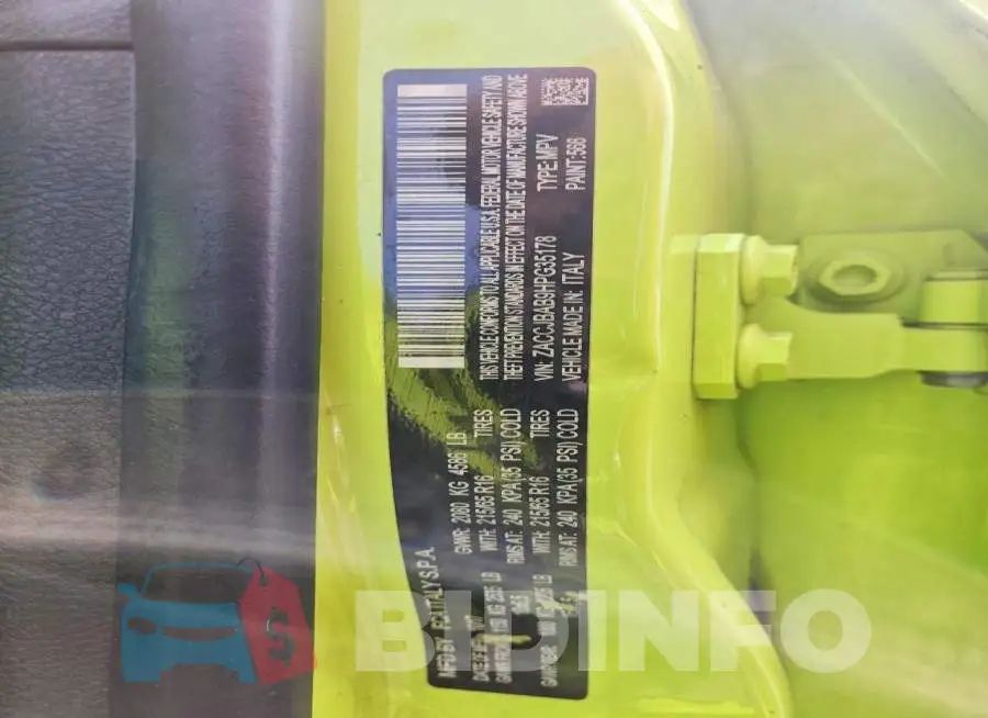 ZACCJBAB9HPG35178 Photo# 13