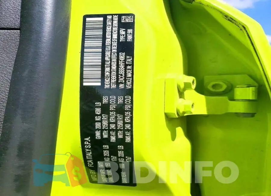 ZACCJBBB4HPF49632 Photo# 13