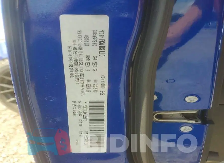 2C3CDXGJ8KH625872 Photo# 12