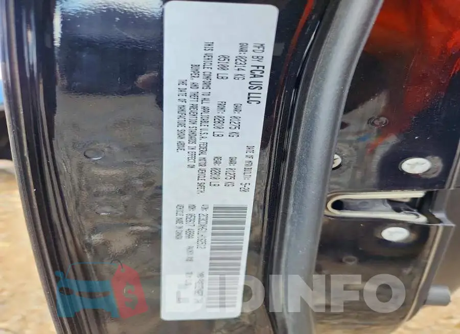 2C3CDXHG1LH162512 Photo# 13
