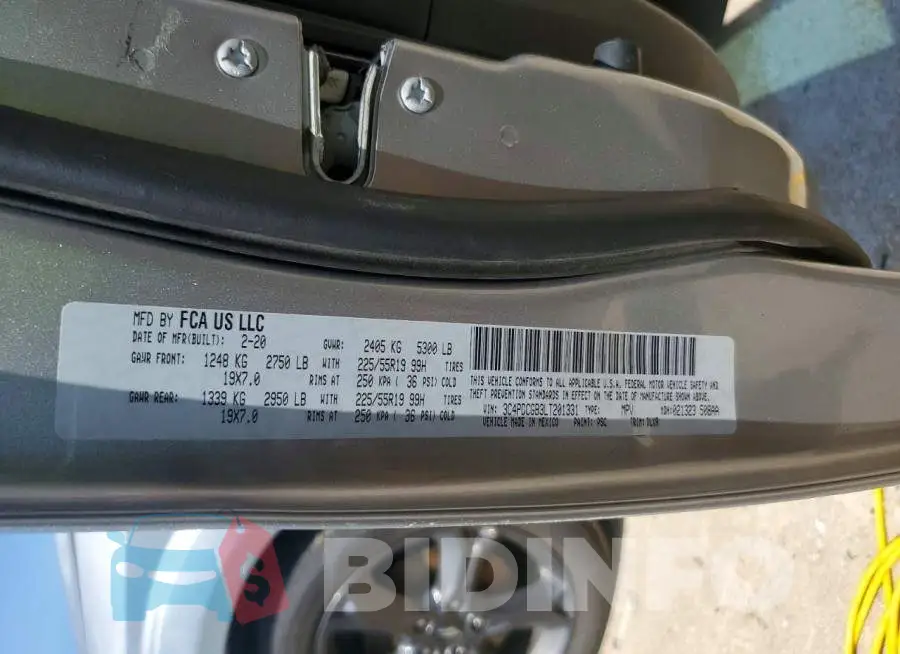 3C4PDCGB3LT201331 Photo# 13