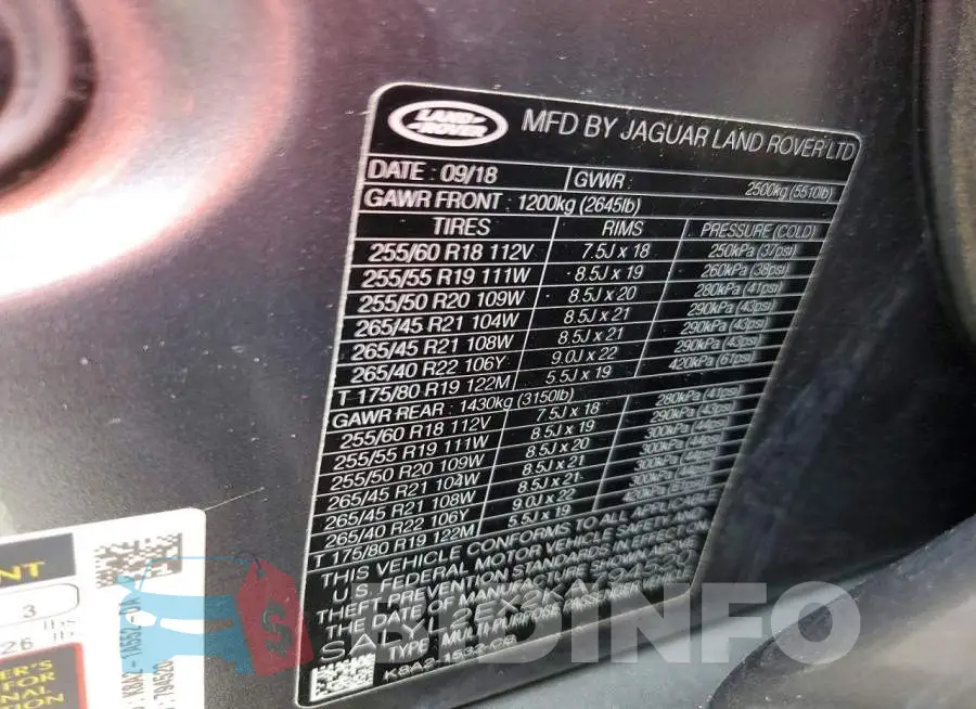 SALYL2EX2KA794520 Photo# 12