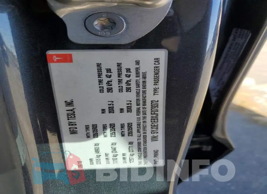 5YJ3E1EBXJF079372 Photo# 12