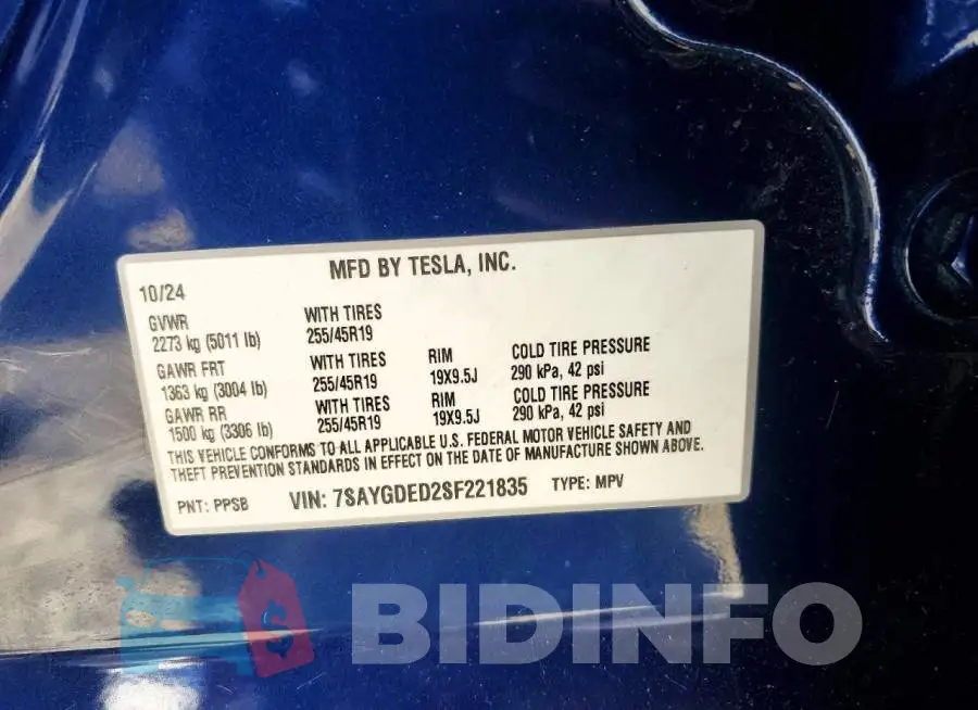 7SAYGDED2SF221835 Photo# 13
