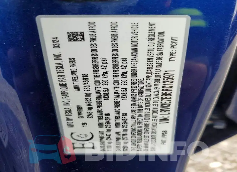 LRW3E7EB5RC135971 Photo# 13
