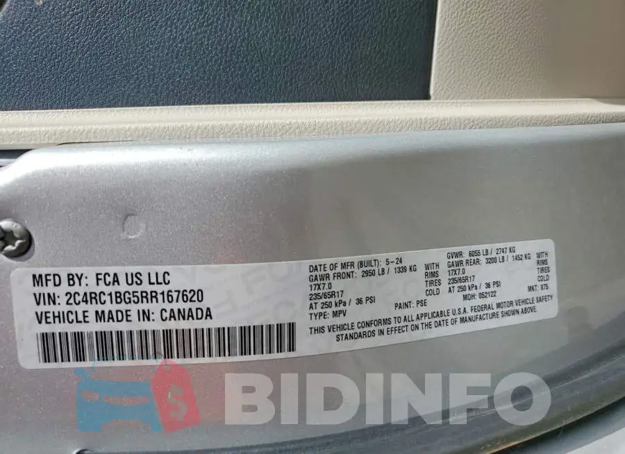 2C4RC1BG5RR167620 Photo# 14