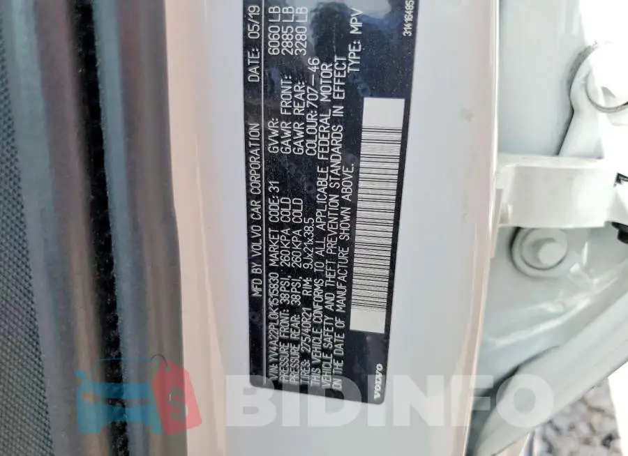 YV4A22PL0K1515830 Photo# 12