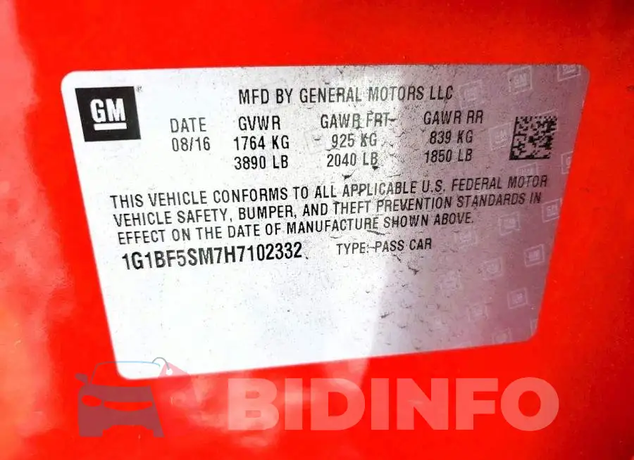 1G1BF5SM7H7102332 Photo# 12