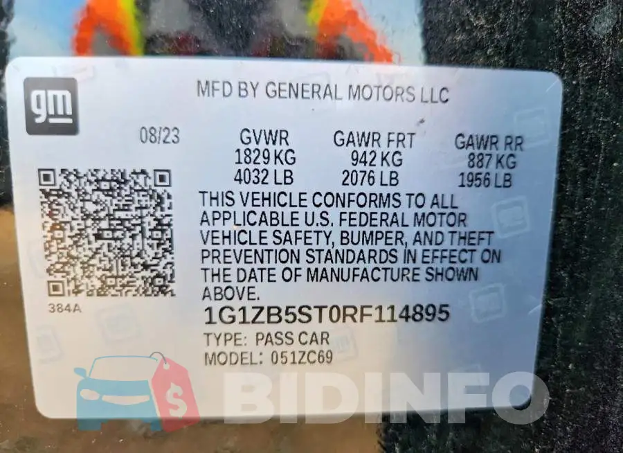 1G1ZB5ST0RF114895 Photo# 13