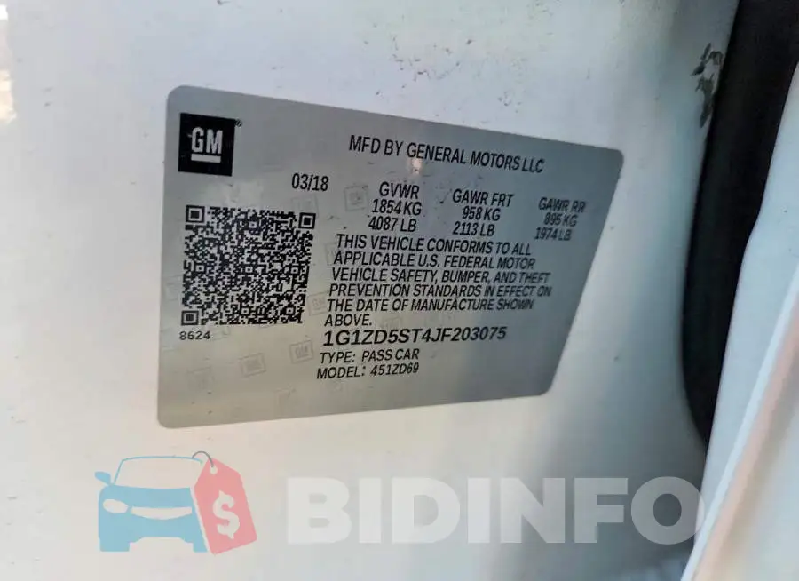 1G1ZD5ST4JF203075 Photo# 12