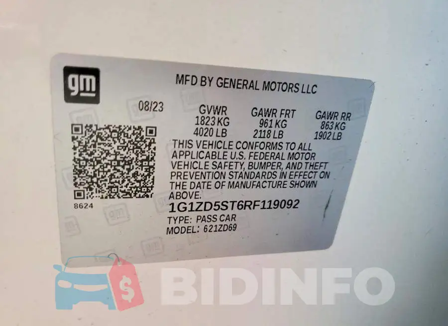 1G1ZD5ST6RF119092 Photo# 12