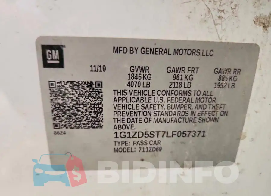 1G1ZD5ST7LF057371 Photo# 12
