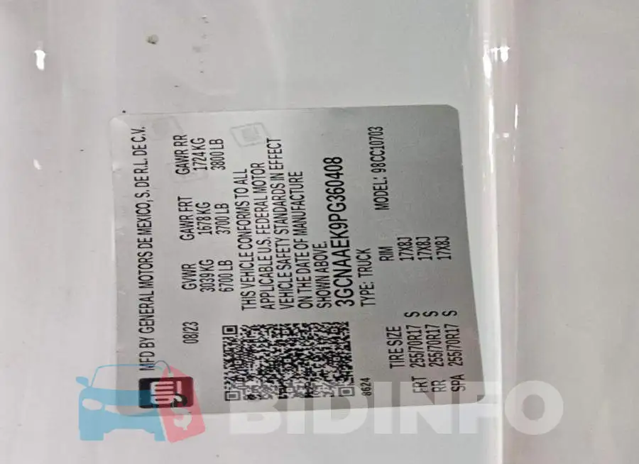 3GCNAAEK9PG360408 Photo# 12