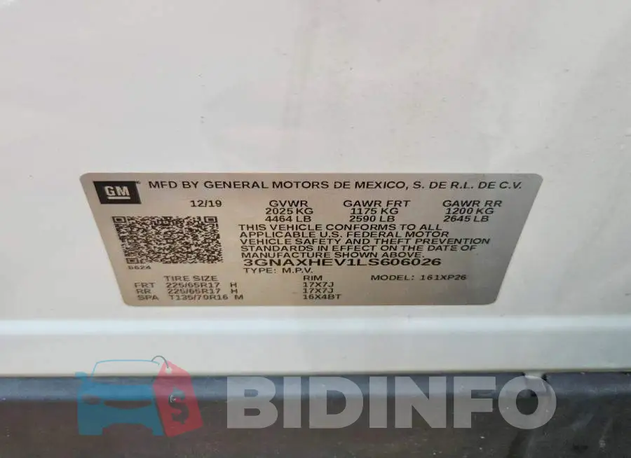 3GNAXHEV1LS606026 Photo# 13