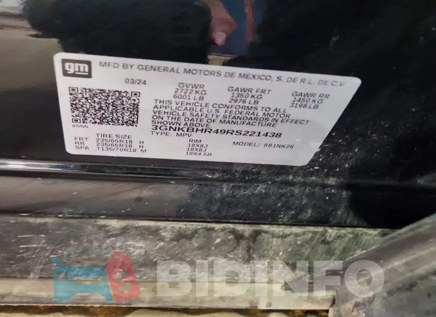 3GNKBHR49RS221438 Photo# 14
