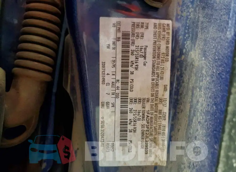 1FADP3FE2JL239539 Photo# 13