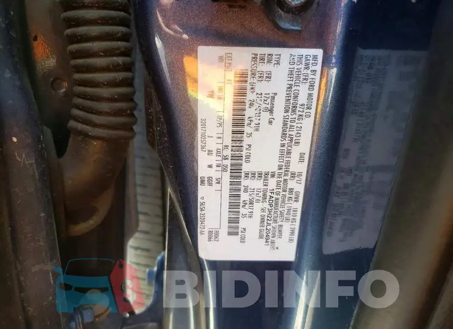 1FADP3H22JL204941 Photo# 12